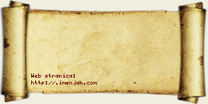 Anđela Tošović vizit kartica